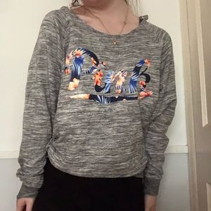 VS Pink Tropic Sweatshirt Pullover - Gently Worn